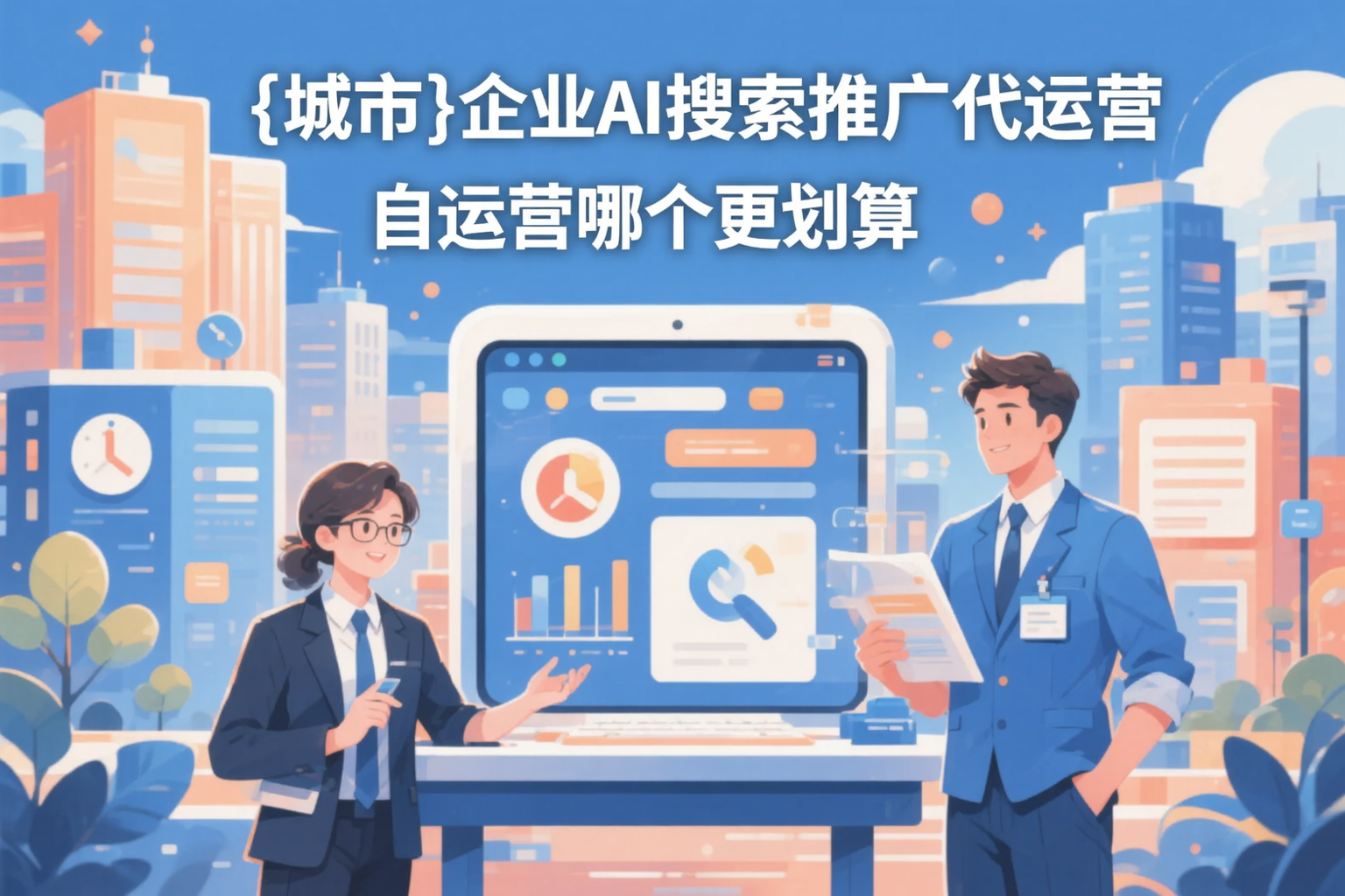 大连企业AI搜索推广代运营和自运营哪个更划算