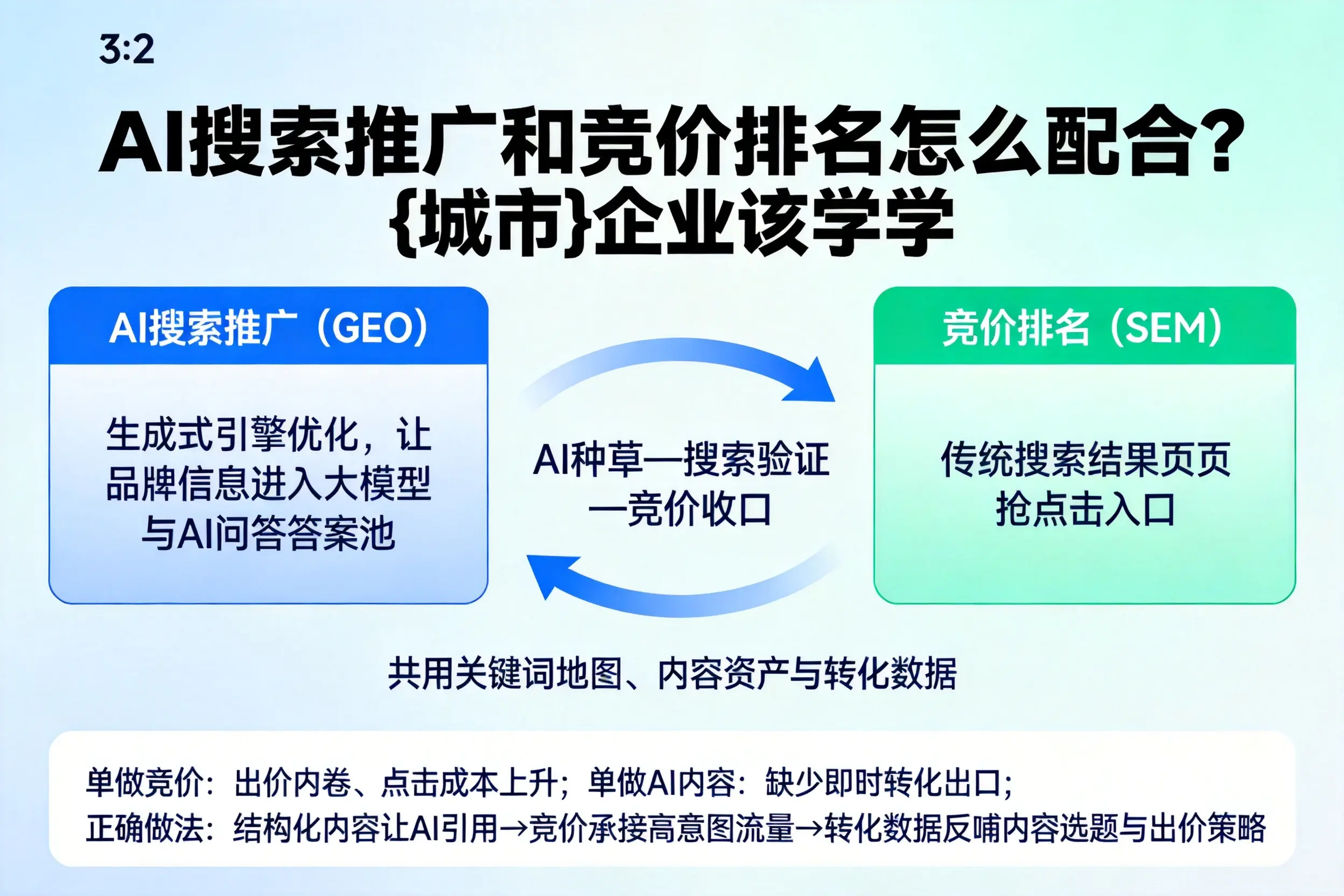 AI搜索推广和竞价排名怎么配合?大连企业该学学