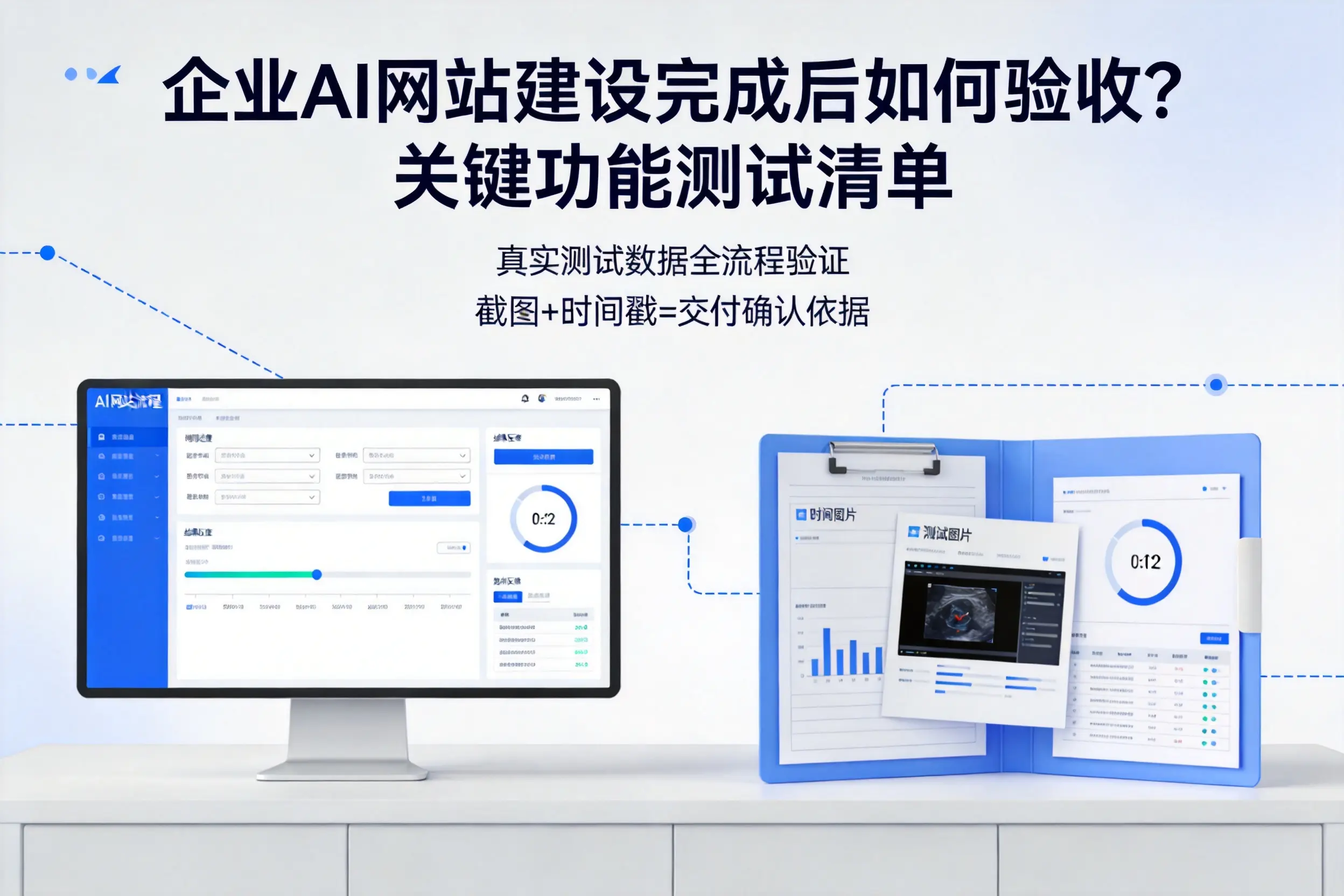 大连企业AI网站建设完成后如何验收？关键功能测试清单