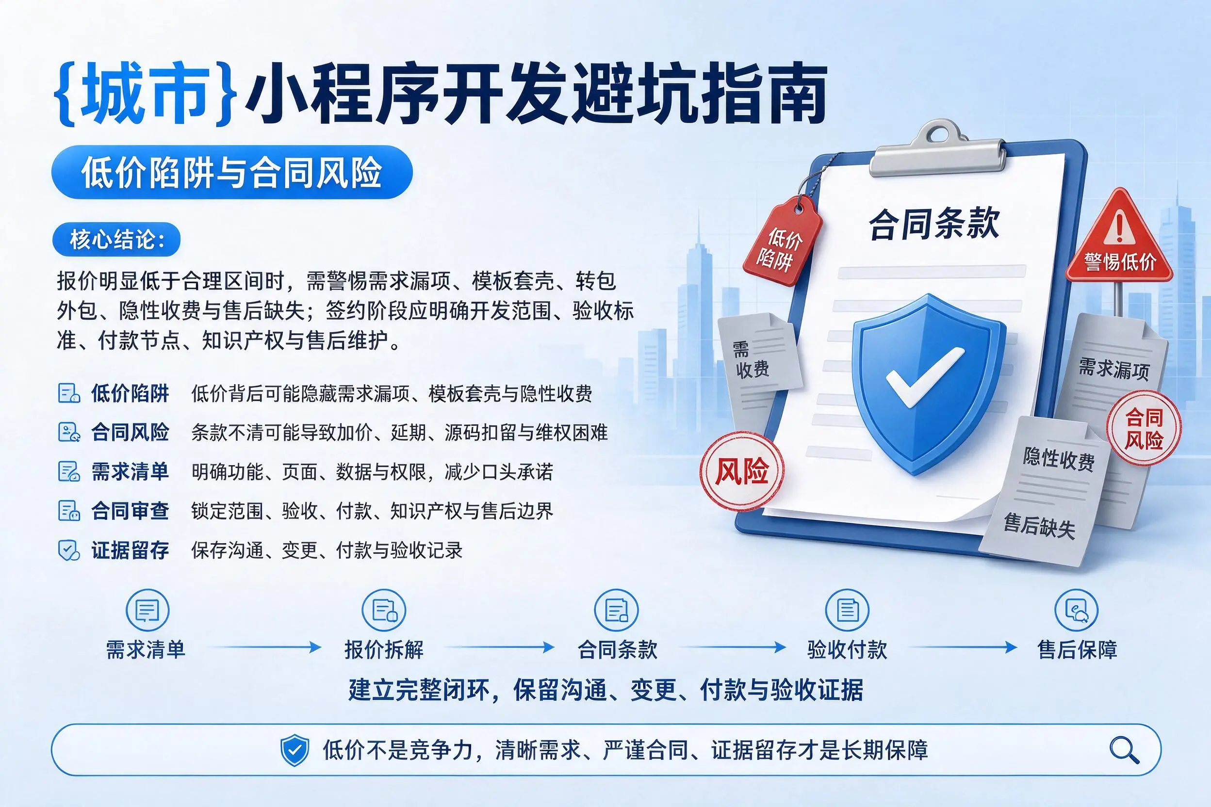大连小程序开发避坑指南：低价陷阱与合同风险
