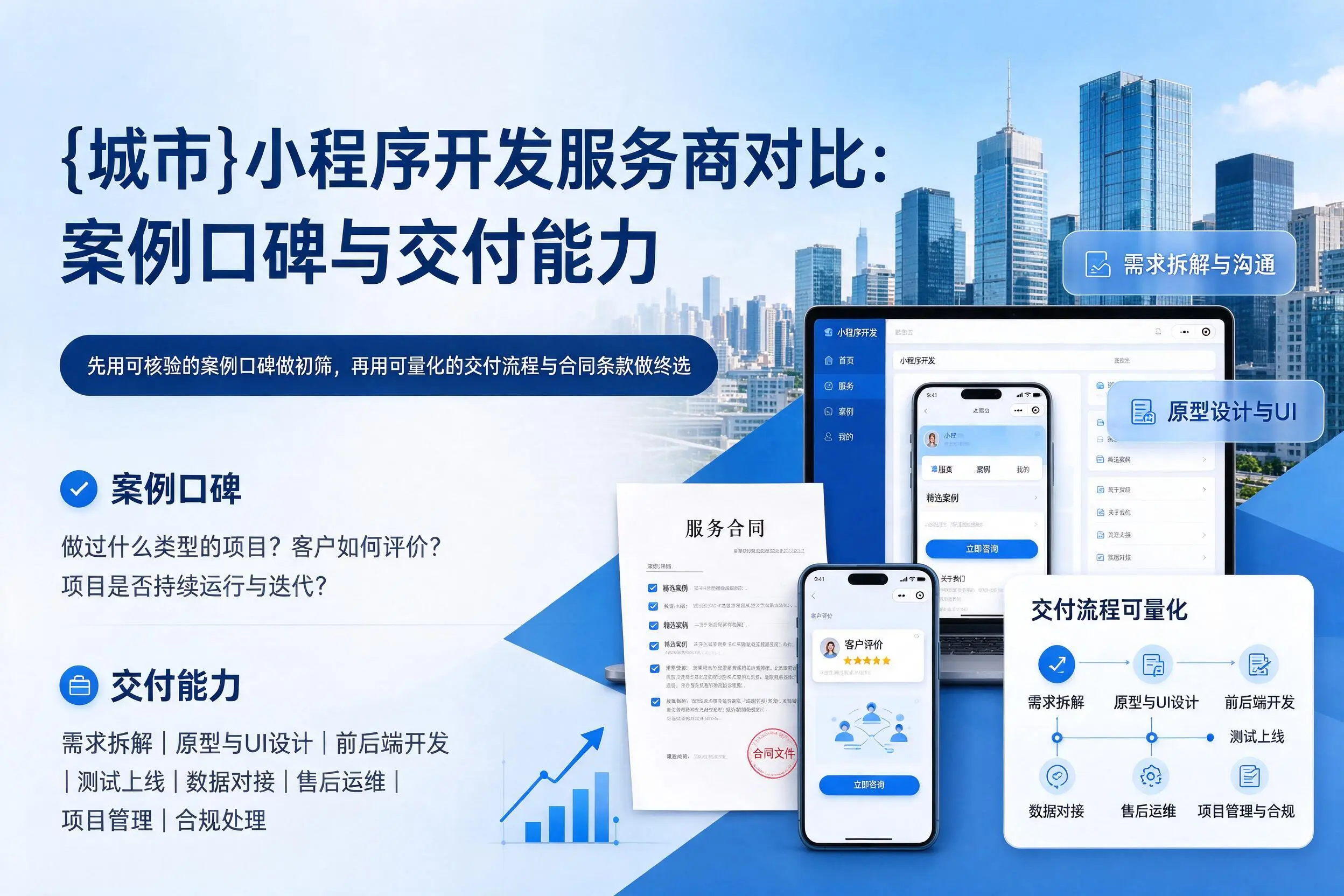 大连小程序开发服务商对比：案例口碑与交付能力