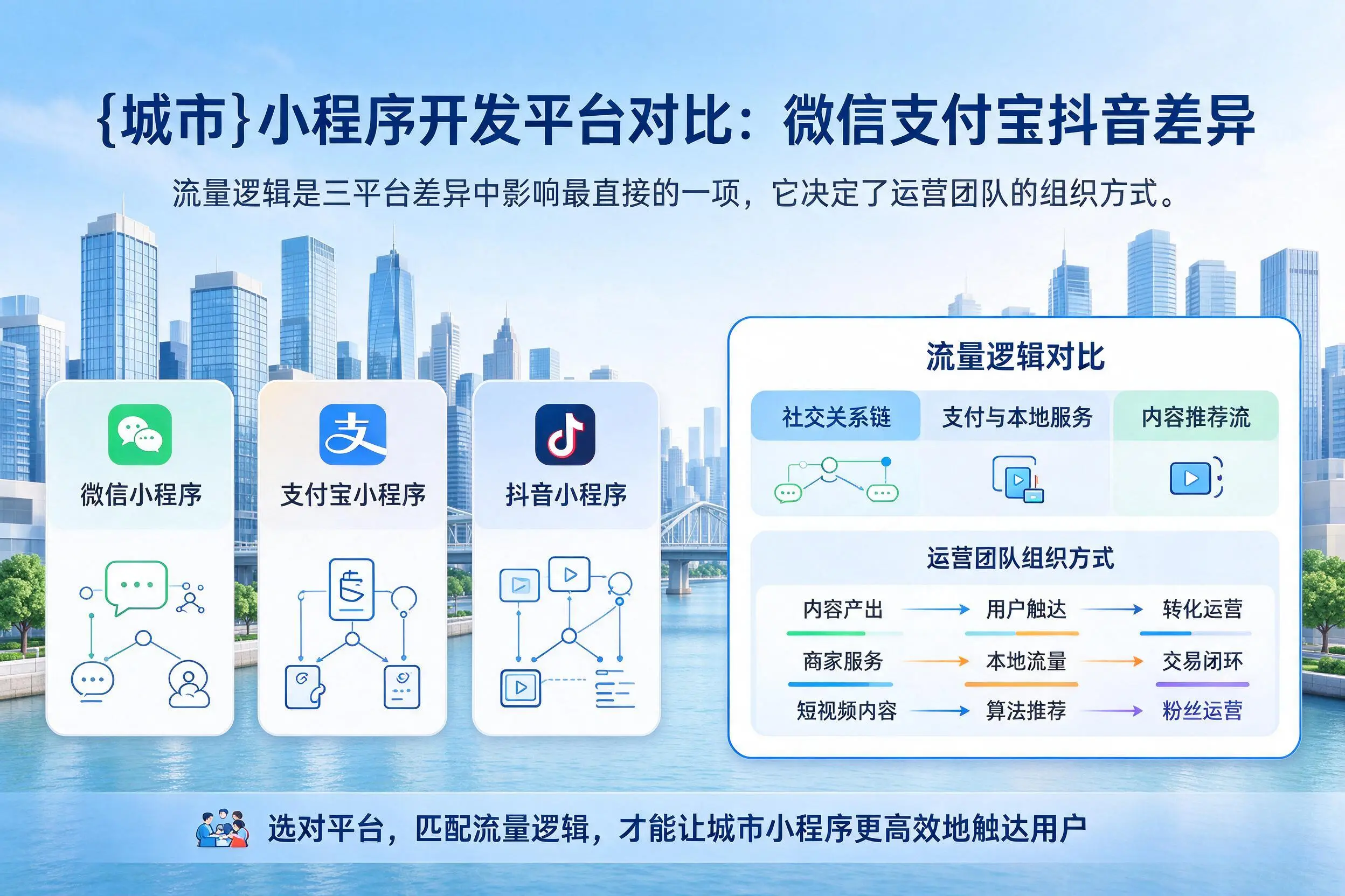 大连小程序开发平台对比:微信支付宝抖音差异