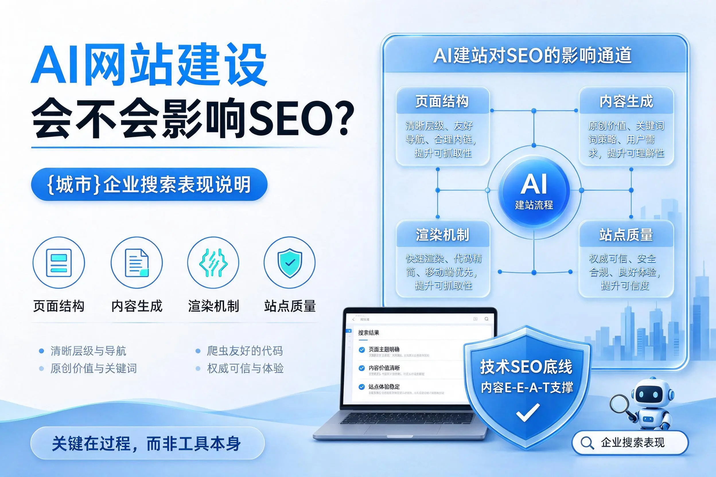 AI网站建设会不会影响SEO？大连企业搜索表现说明