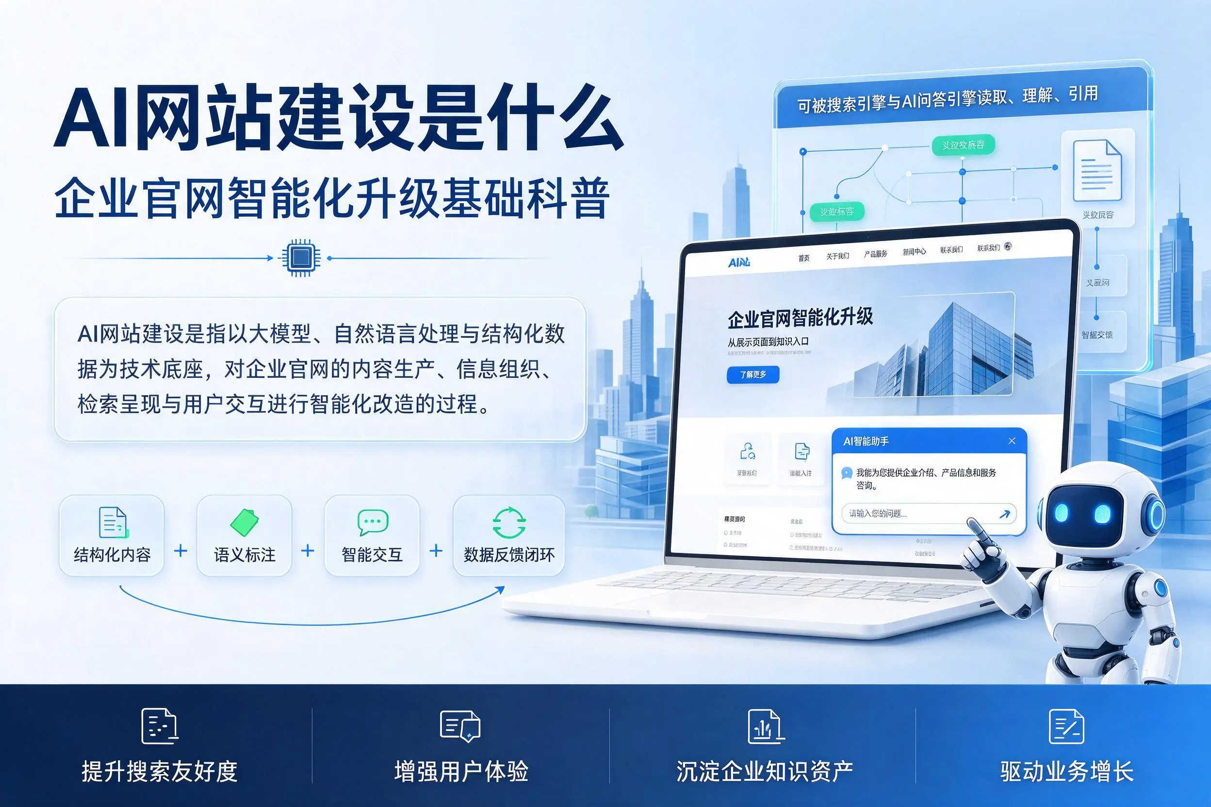 AI网站建设是什么:大连企业官网智能化升级基础科普