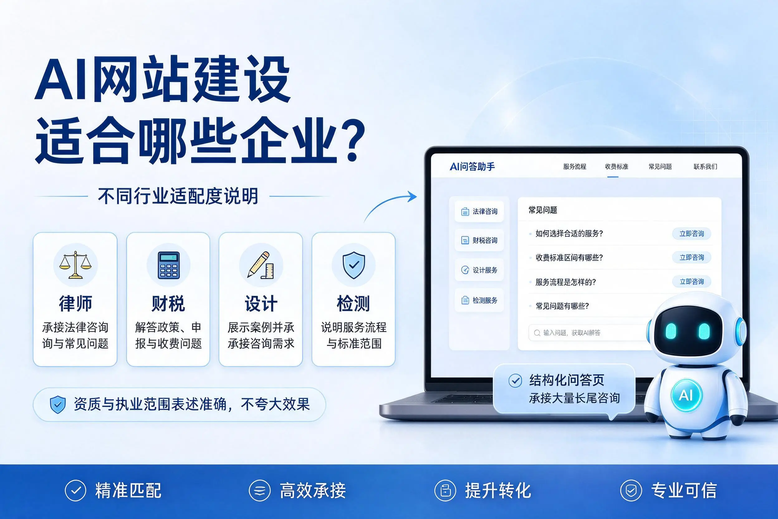 AI网站建设适合哪些企业？大连不同行业适配度说明