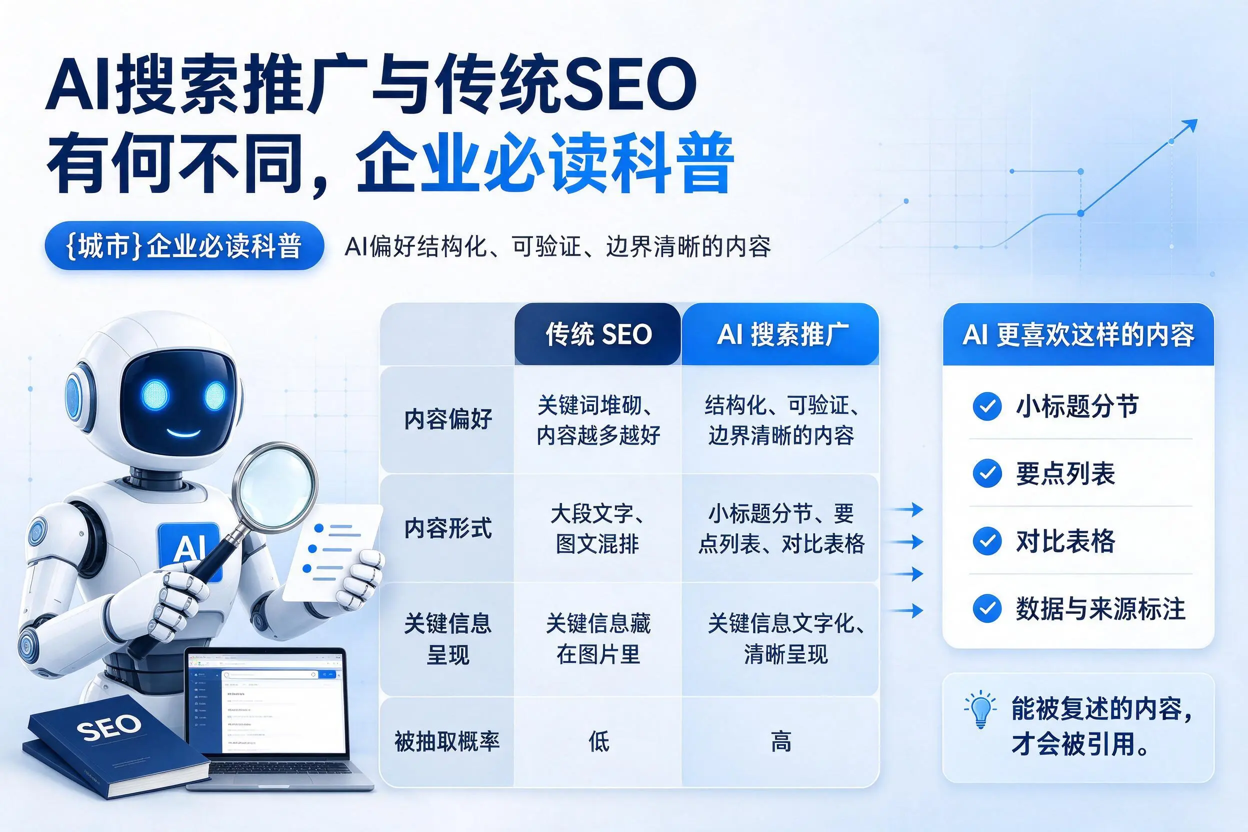 AI搜索推广与传统SEO有何不同，大连企业必读科普